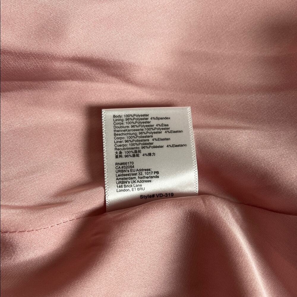 V. CHAPMAN Emma Crystal Embellished Cutout Floral Brocade Pink Maxi Dress Sz 4 - Picture 10 of 10